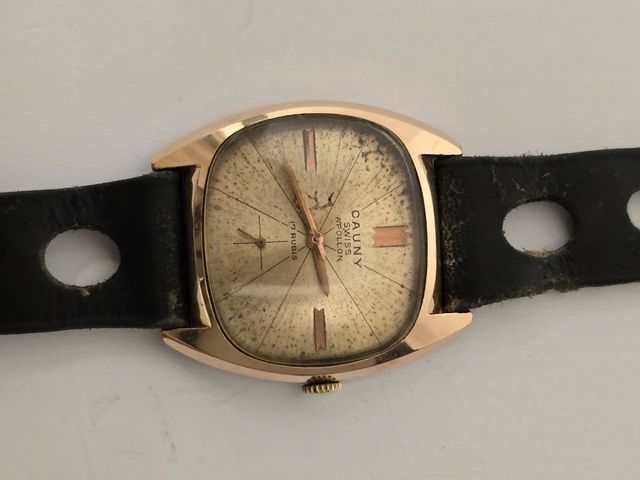 CONFEZIONE OROLOGI VINTAGE IN TITANIO E CAUNY (LEGGI)