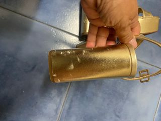 Sandalias Mango Doradas 