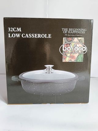 Casseruola Bavaria 32cm bassa con coperchio