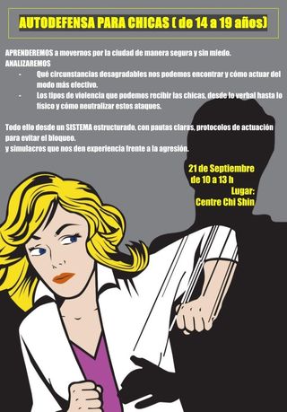 Autodefensa para chicas (de 14 a 19 años)
