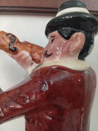 Bottiglia liquore Cacciatore vintage ceramica
