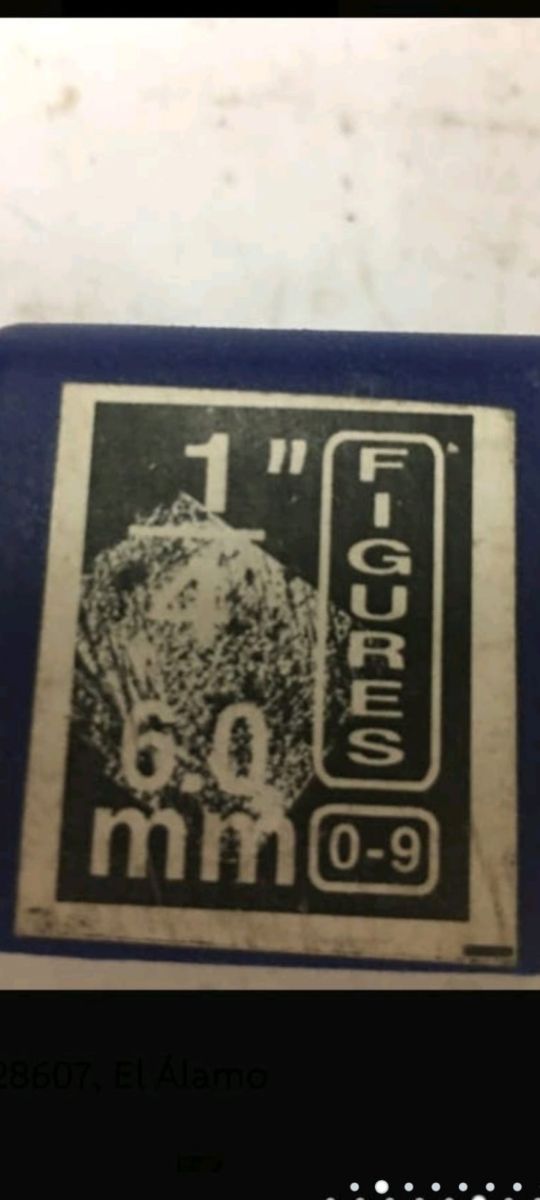 Números para troquelar