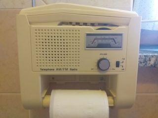 Radio Telefono AM/FM Bagno Anni 70 pari al nuovo