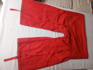 Pantalones Tailandeses Unisex Rojo Talla Única