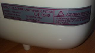 Robot Cocina Lady Master Future