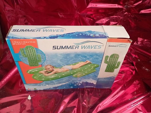 Colchoneta Hinchable Cactus Verano