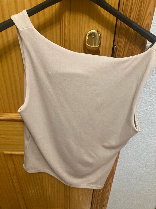 Camiseta MLN Tirantes Beige Talla M