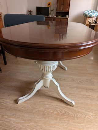 Mesa de salón madera maciza 1,75x90