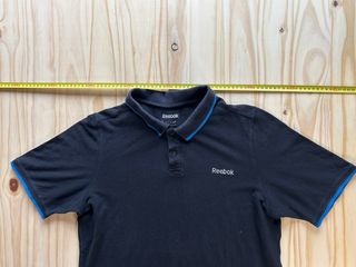 Polo Reebok Negro Vintage