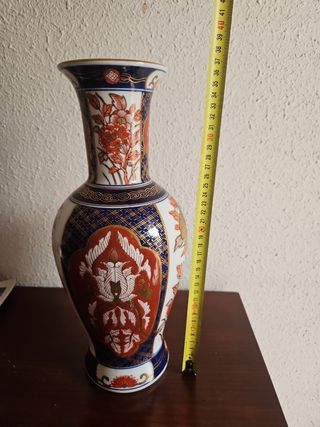 Jarrón Goldimari Japonés Antiguo Porcelana