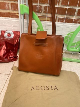Bolso de piel Acosta años 90