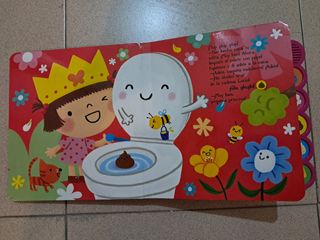 Cuento.  Voy sola al baño.