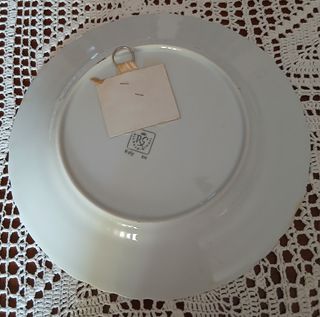 Piatto Souvenir Napoli Panorama Ceramica