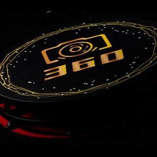 Alquiler de plataforma giratoria videomatón 360