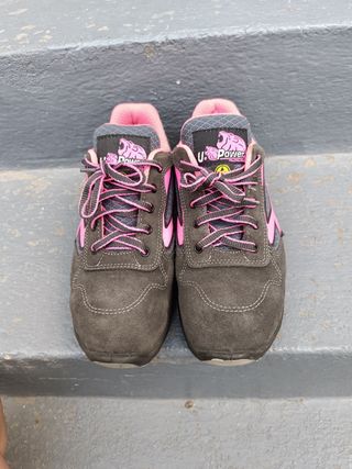 Zapatillas U-Power Grises y Rosas