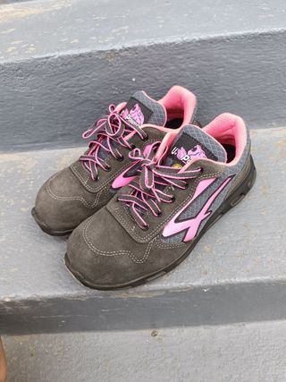 Zapatillas U-Power Grises y Rosas