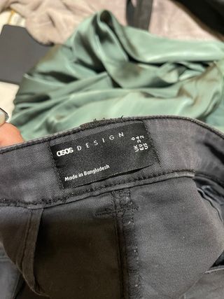 Falda mini ASOS gris Y2K