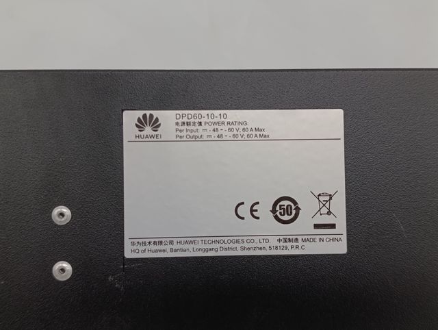 Huawei DPDU DPD6 Unidad Distribución Energía