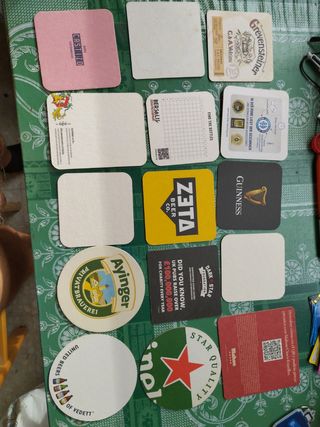 Sottobicchieri per birra straniera vari