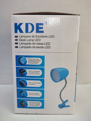 Lámpara Escritorio de Pinza de Led KDE