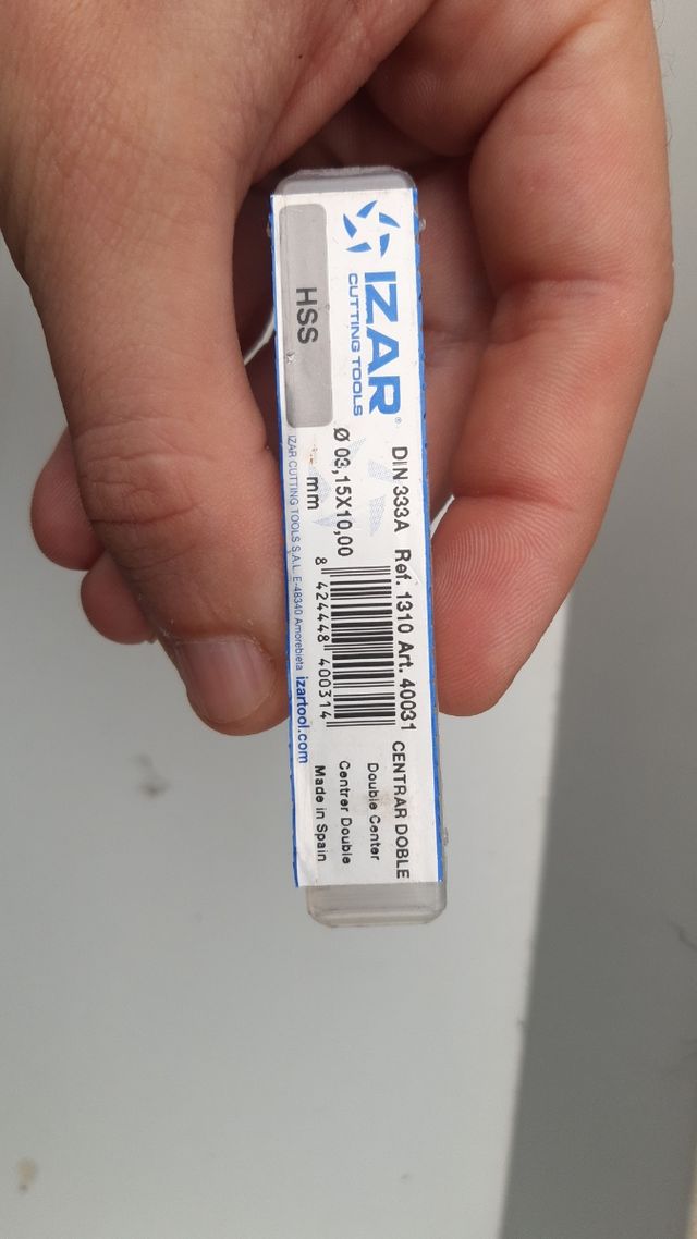 Broca Centrar IZAR HSS DIN 333A