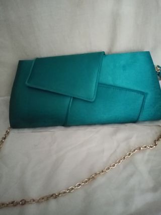 Bolso de fiesta verde esmeralda