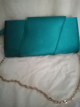 Bolso de fiesta verde esmeralda