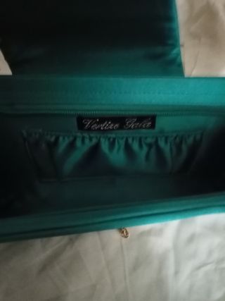 Bolso de fiesta verde esmeralda