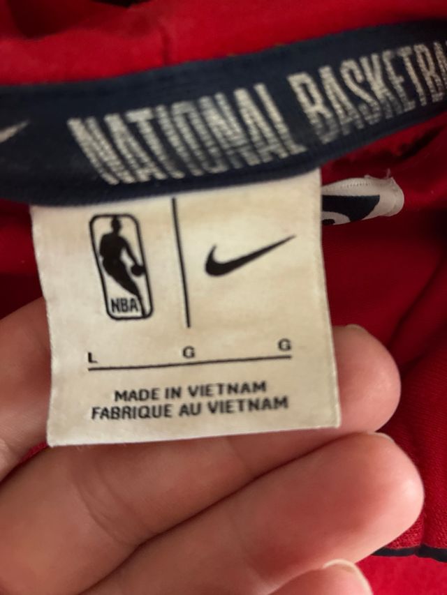 Felpa Nike con zip e logo NBA