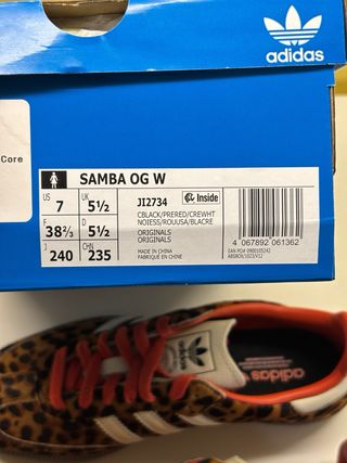 Adidas Samba Leopard 38.5 EU