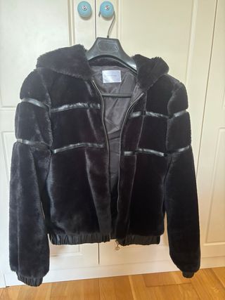 Chaquetón de muton negro
