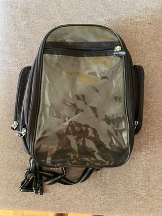 Bolsa depósito moto con pantalla táctil.