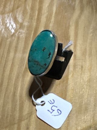Anillo Plata Hecho a Mano Turquesa