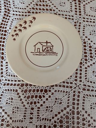 Piatto Mulino Bianco 1984 diametro cm20