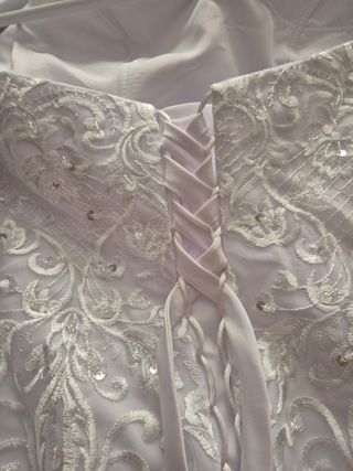 Vestido de novia sirena con cola
