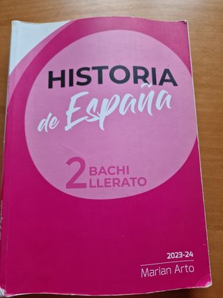HISTORIA DE ESPAÑA 2023_2024
