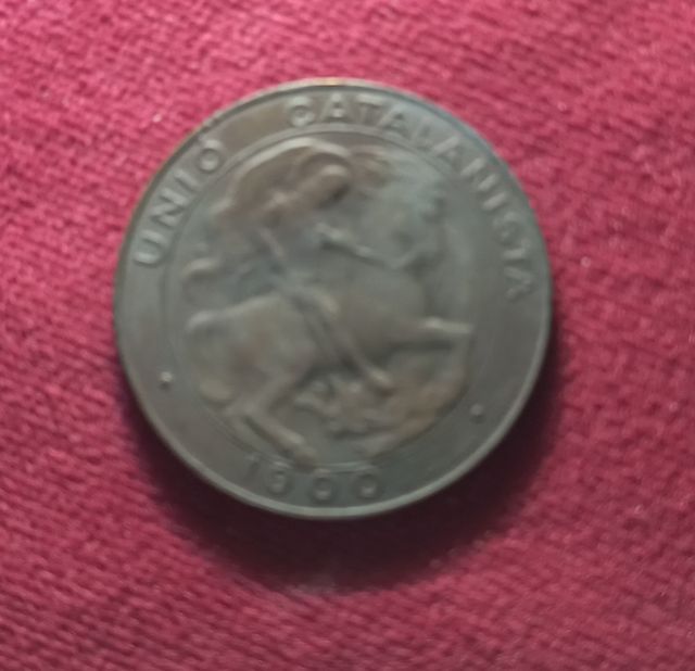 Moneda UNIO CATALANISTA 1900