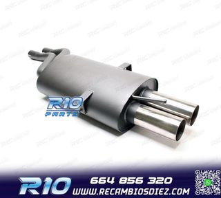 SILENCIOSO ESCAPE PARA BMW SERIE 3 E46 2000- x2