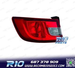 PILOTO IZQ PARA RENAULT CLIO IV 12-16 BLANCO ROJO