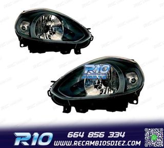 FAROS PARA FIAT PUNTO EVO 09- FONDO NEGRO
