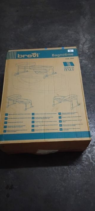 Bañera bebé Brevi Bagnotime con soporte