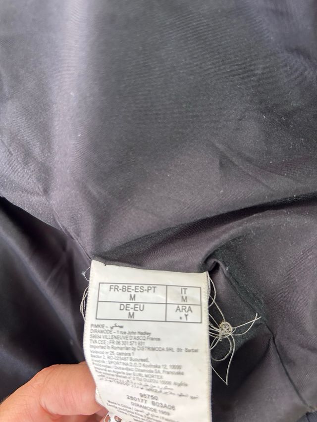 abrigo de pimkie negro