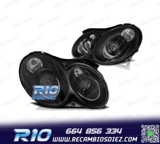 FAROS PARA MERCEDES CLK W209 03-10 NEGRO