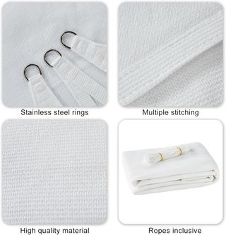 Toldo Triangular HAIKUS 5x5x5m Beige