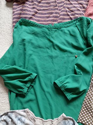 Lote 6 Blusas y Camisetas Mujer Talla 46