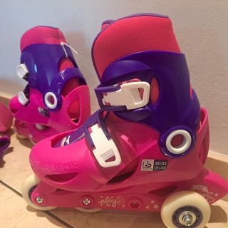 Patines Niña T.30/32 + kit de protección DECATHLON