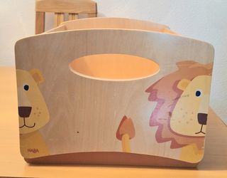 Cuna de madera para muñecas