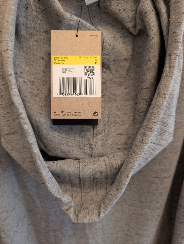Sudadera Nike Gris Talla S Nueva