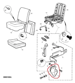 Soporte Asiento Mini Ajustable