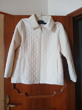 Giacca bianca trapuntata